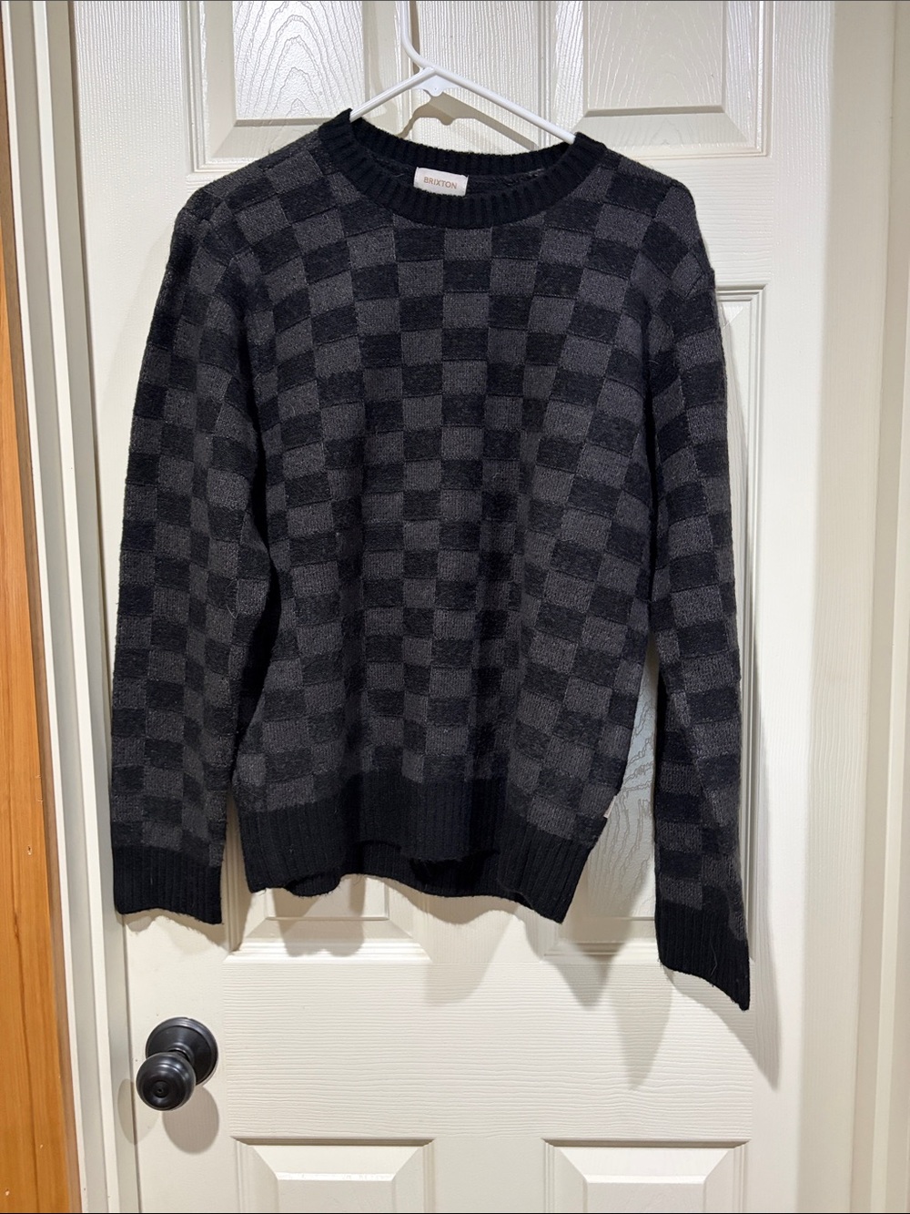 Brixton Checkerboard Crewneck Sweater